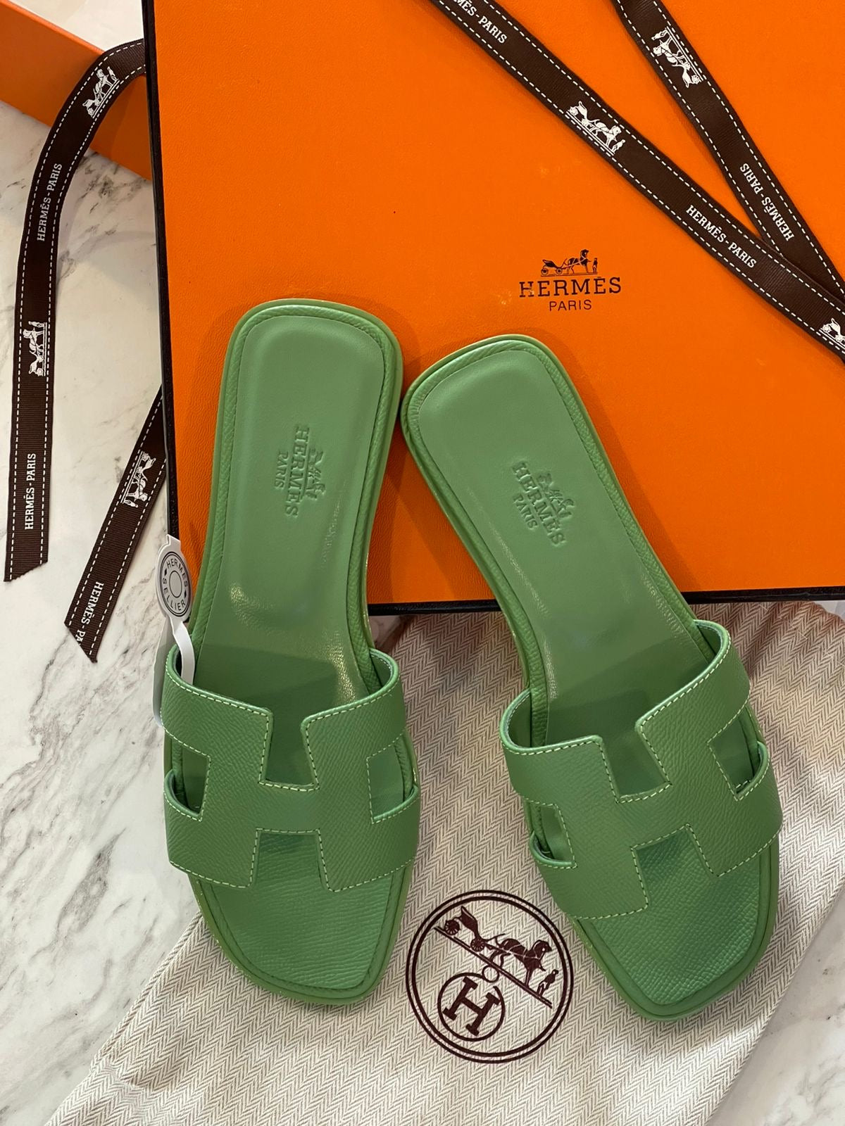 Sandalia verde