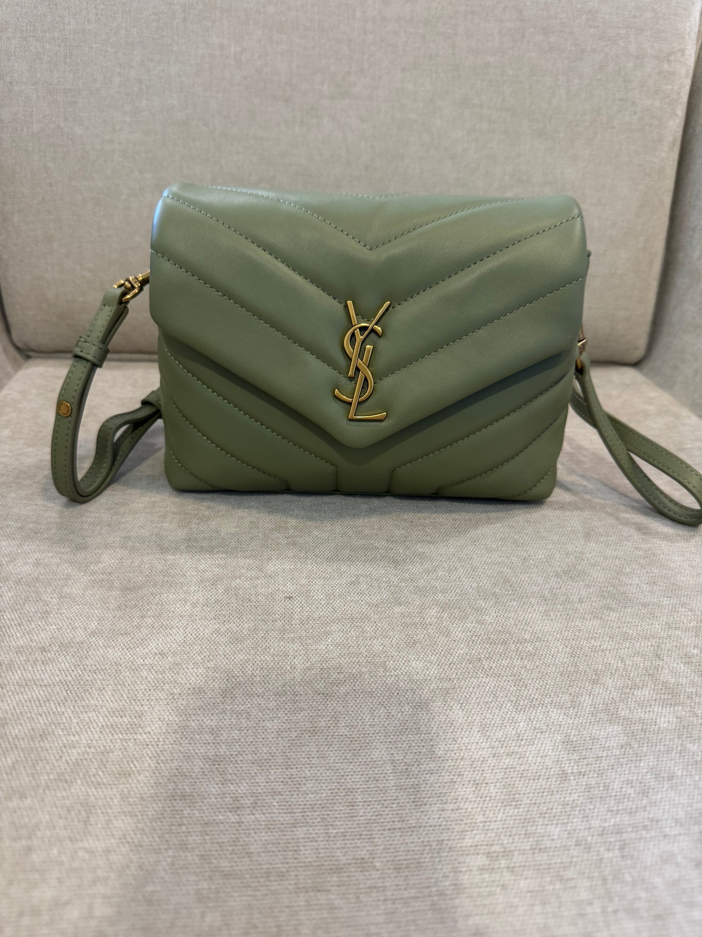Bolso YSL verde PIST