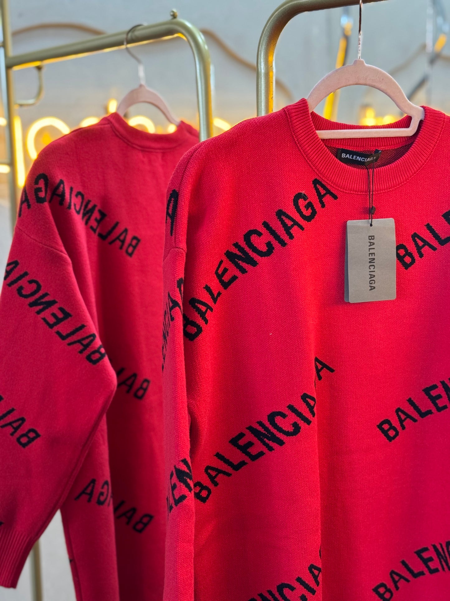 Suéter oversize rojo