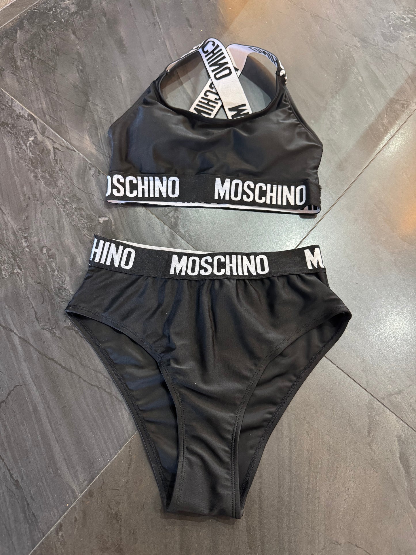 Traje de baño negro 2 piezas