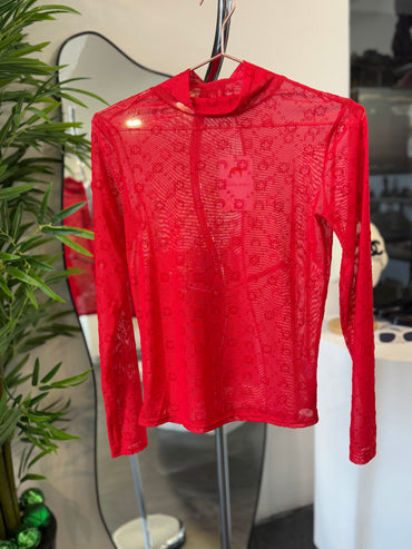BLUSA ROJA MARÍN SE
