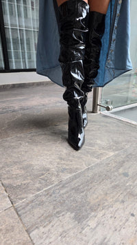 Botas charol