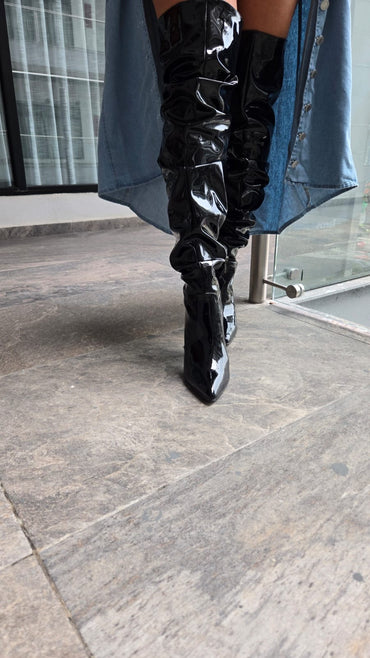 Botas charol