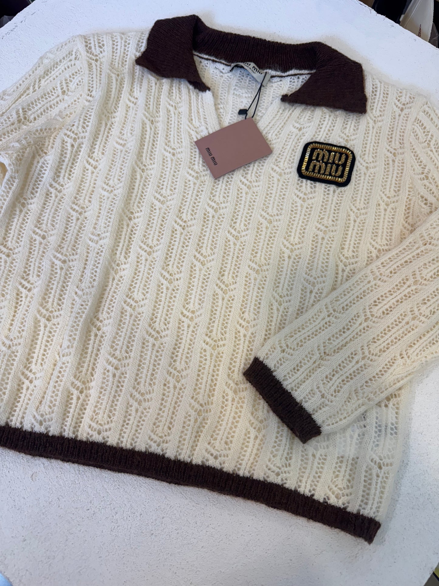 SUÉTER MI MI TEJIDO