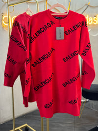 Suéter oversize rojo