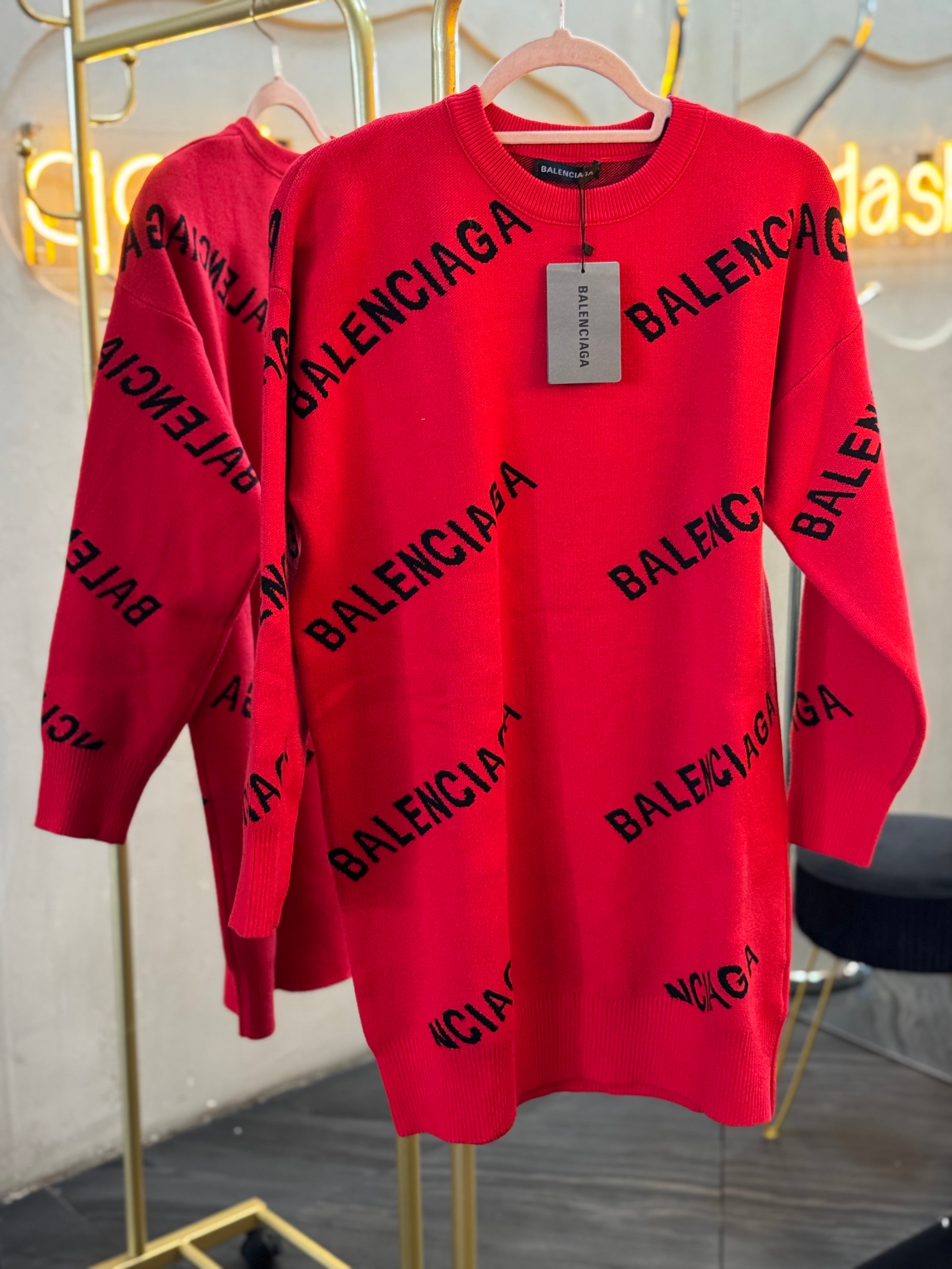 Suéter oversize rojo