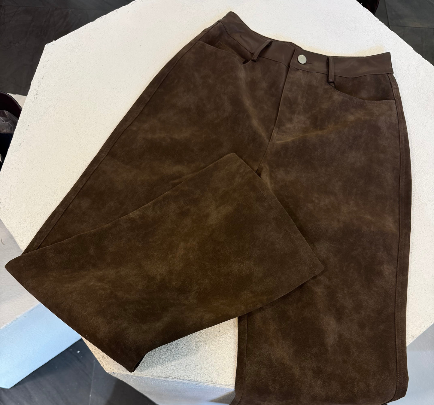 PANTALÓN CAFÉ ANTE VELVET LIN