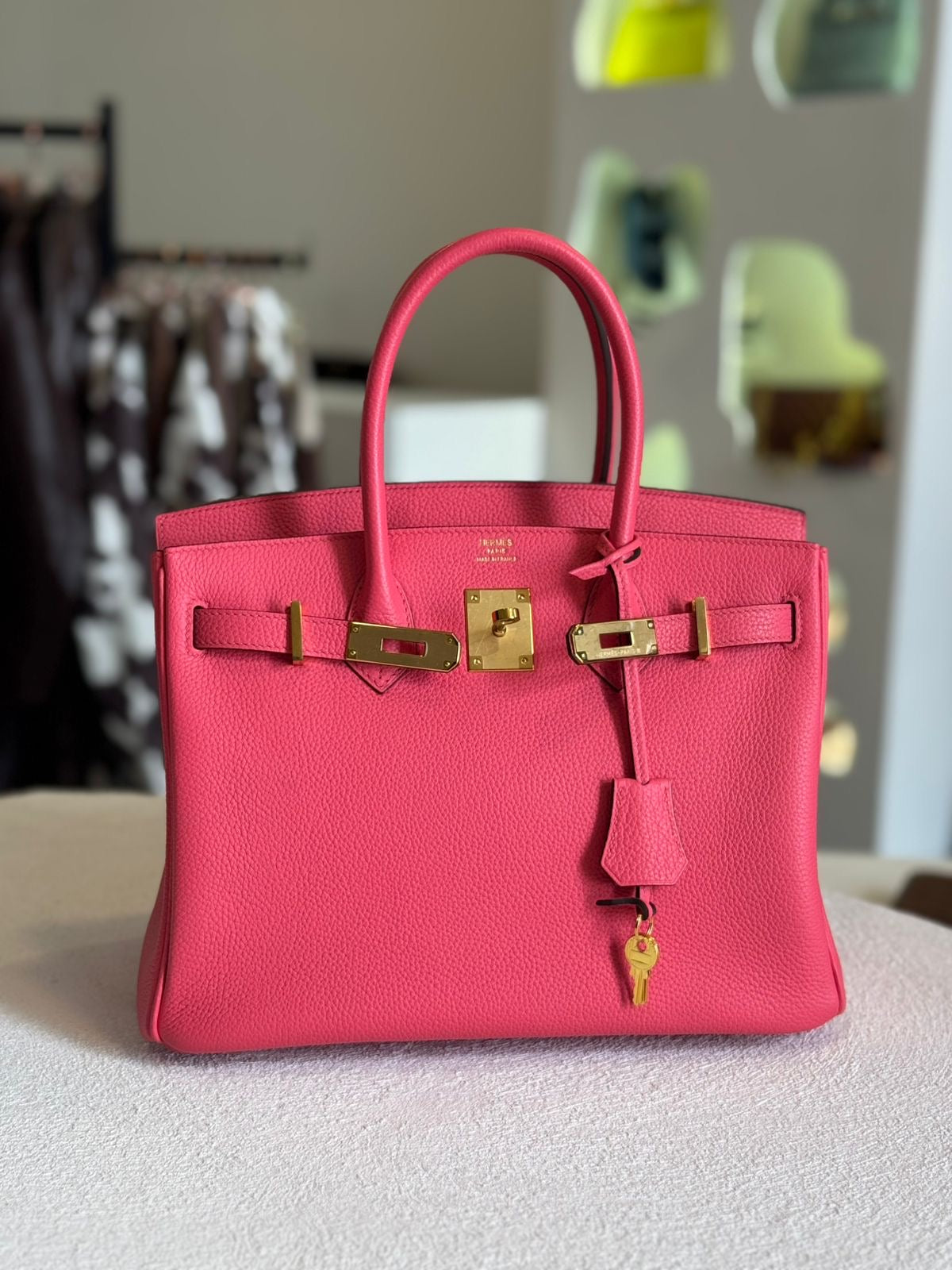 Bolsa rosa tamaño 30