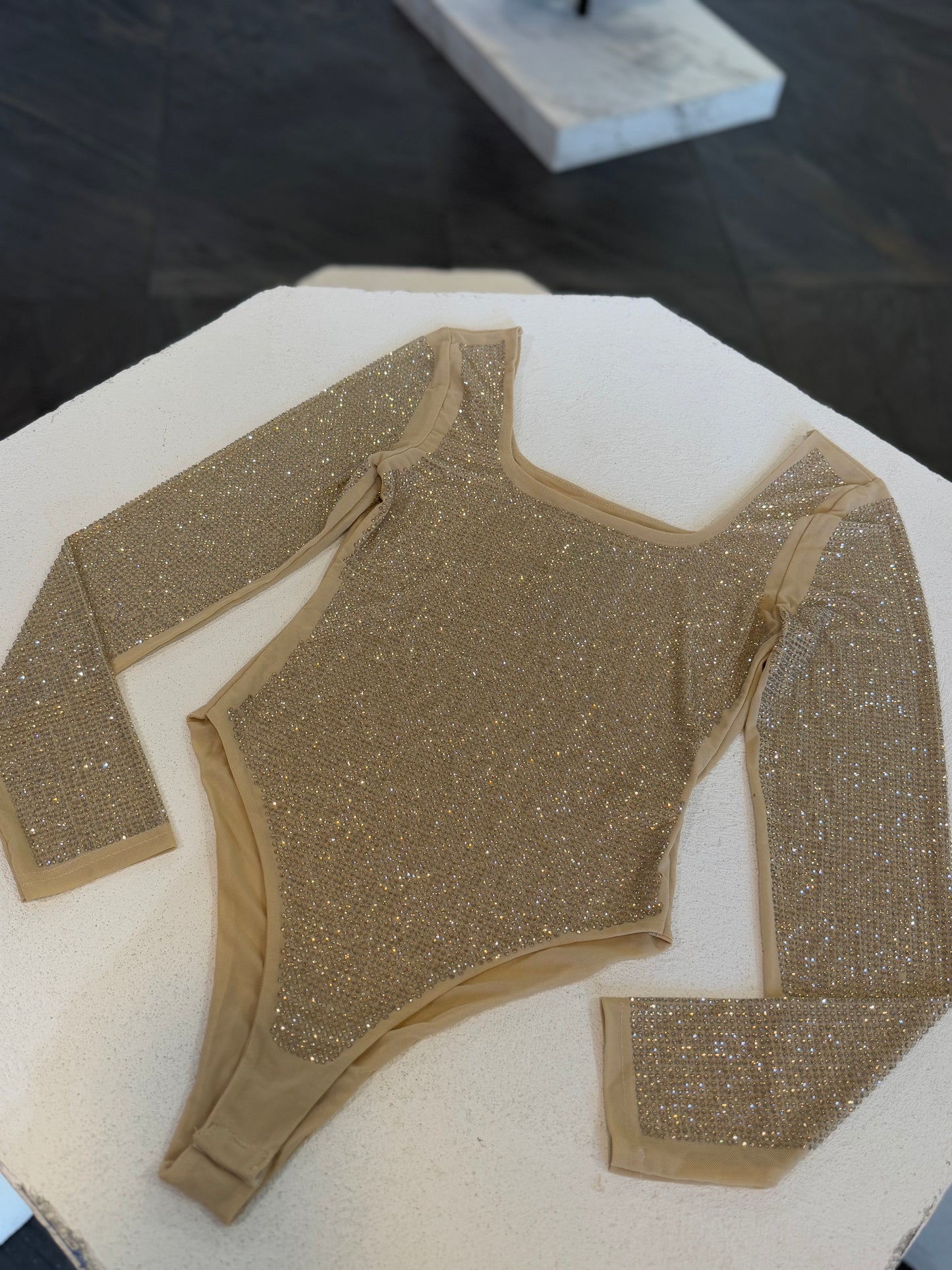 BODY CRISTALES BEIGE