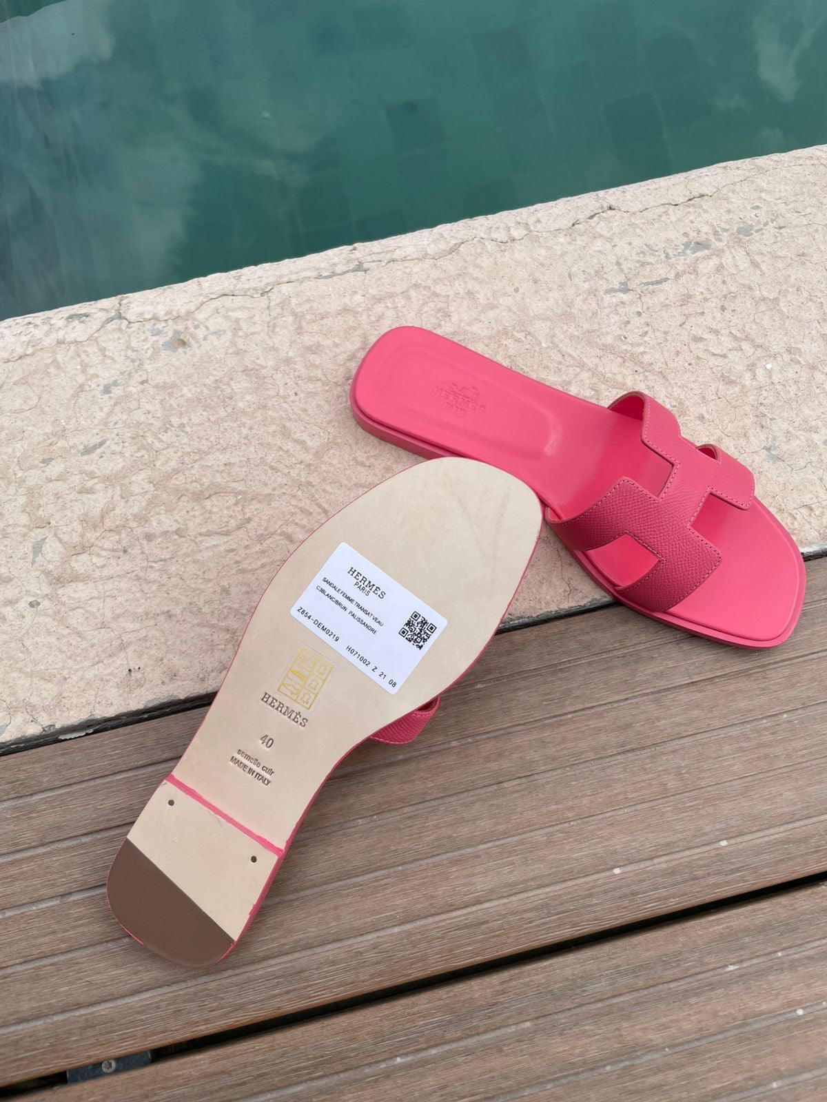 Sandalias rosa