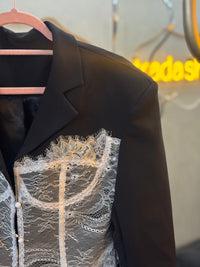Blazer vestido encaje