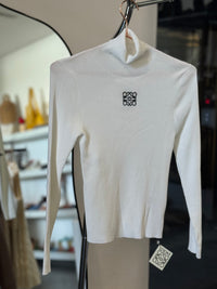 BLUSA LOW CUELLO BLANCA