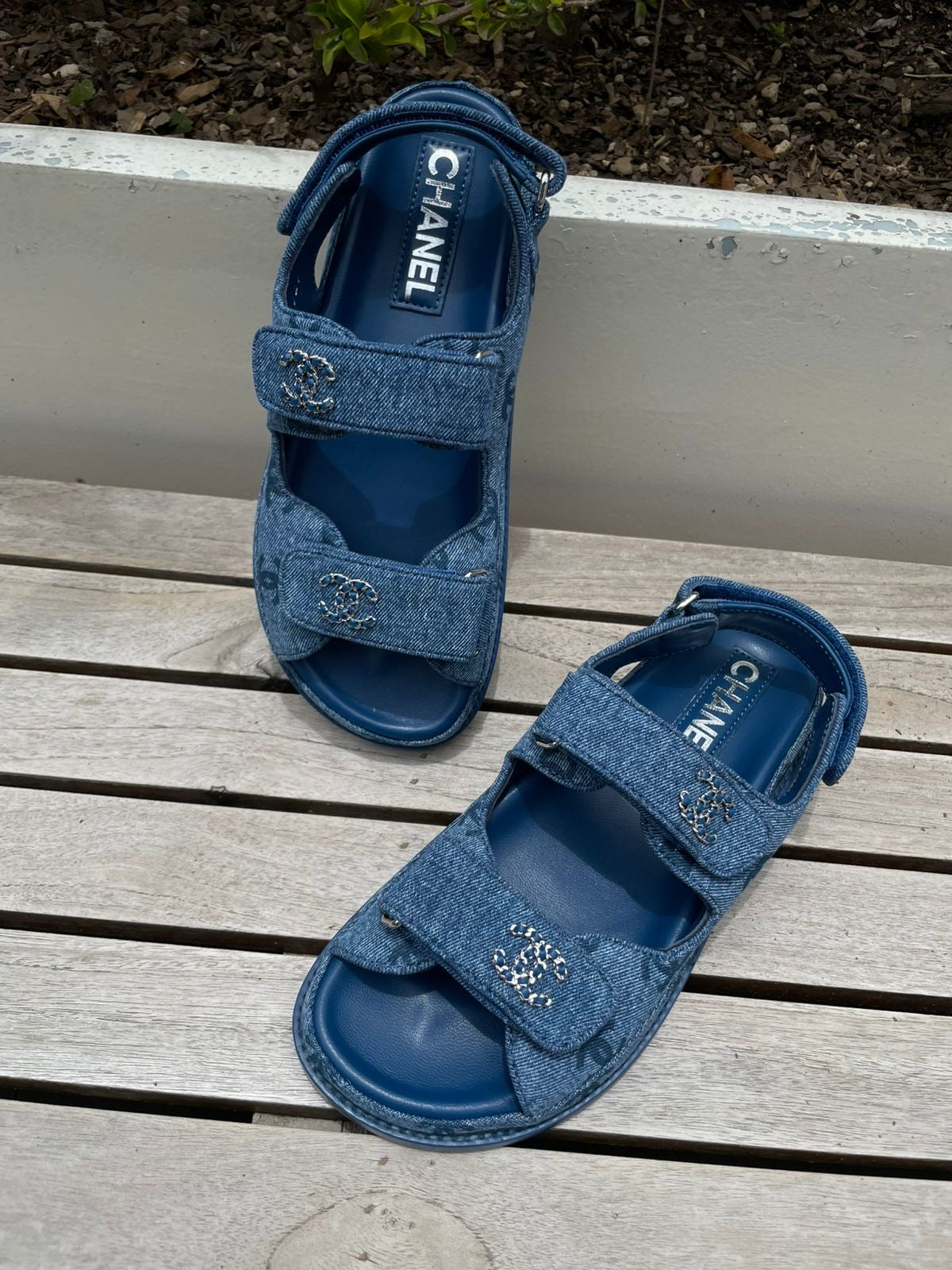 Sandalias azul
