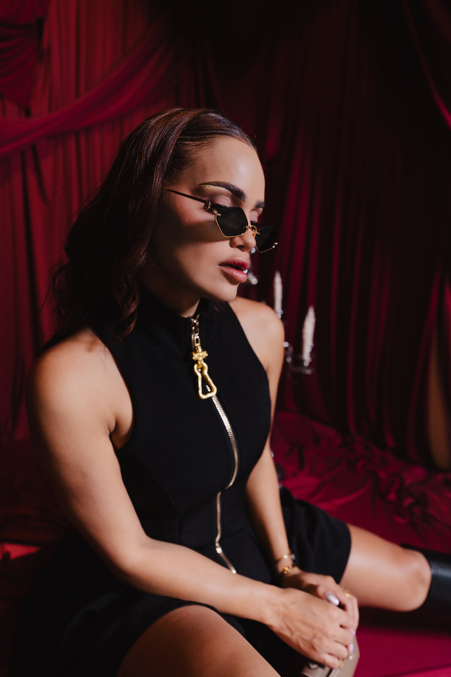 VESTIDO NOIRE COURTE