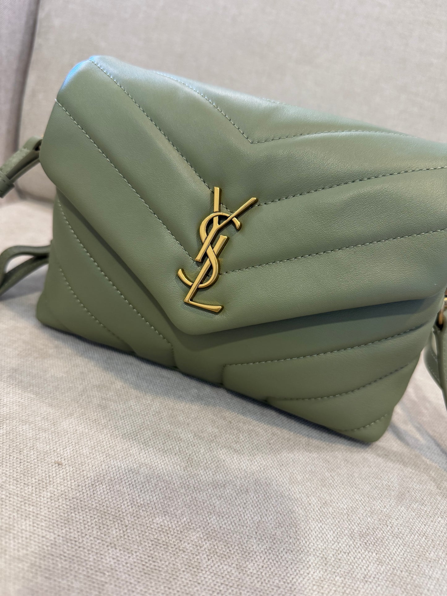 Bolso YSL verde PIST