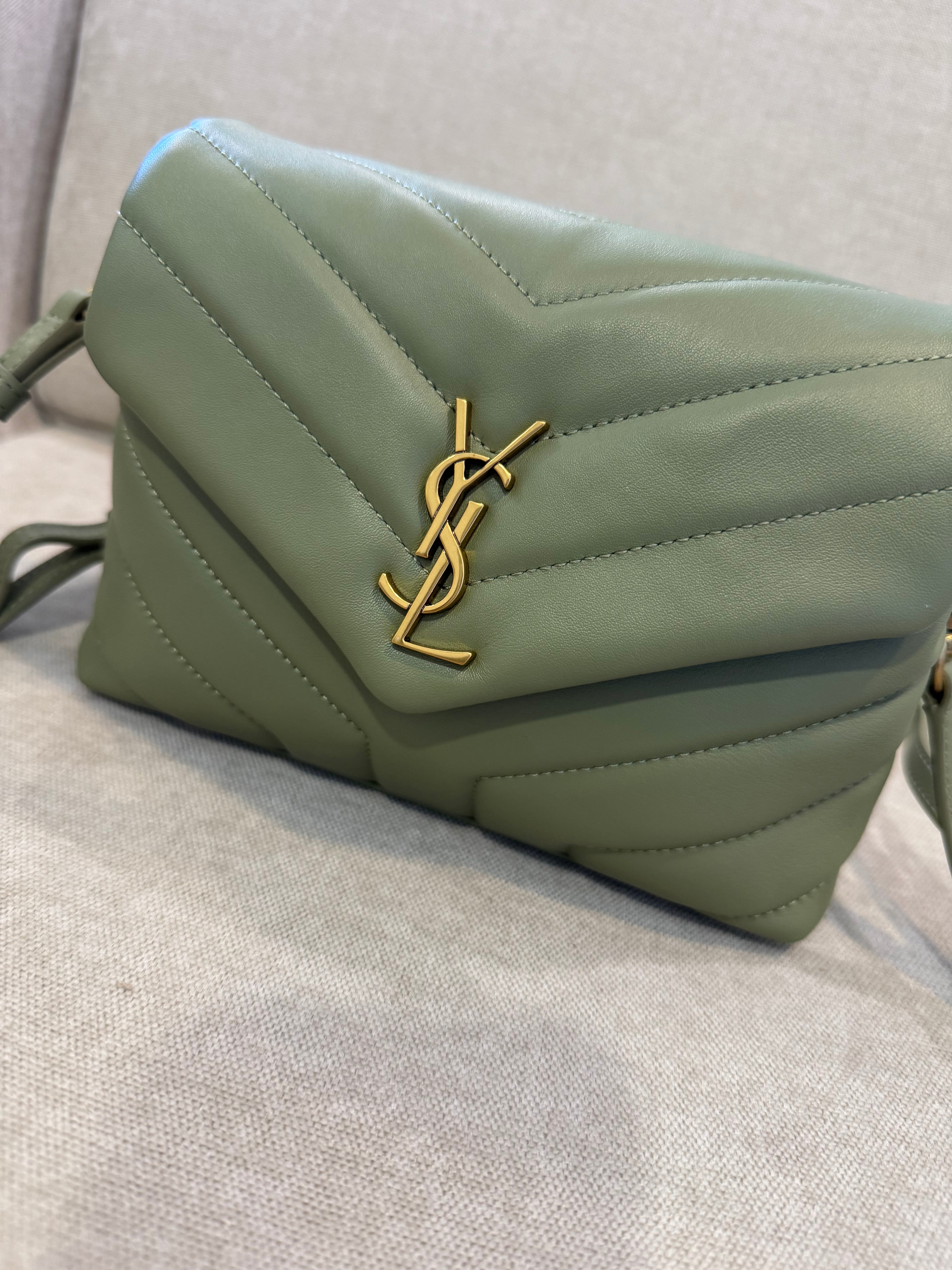 Bolso YSL verde PIST