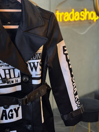 Largo blazer estampado