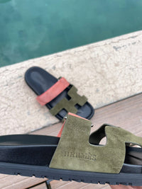 Sandalias verde olivo