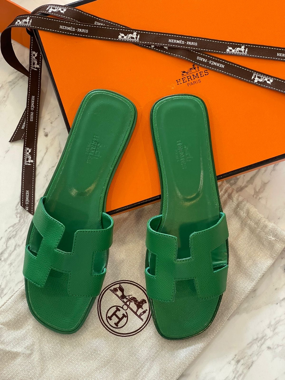 Sandalias verde