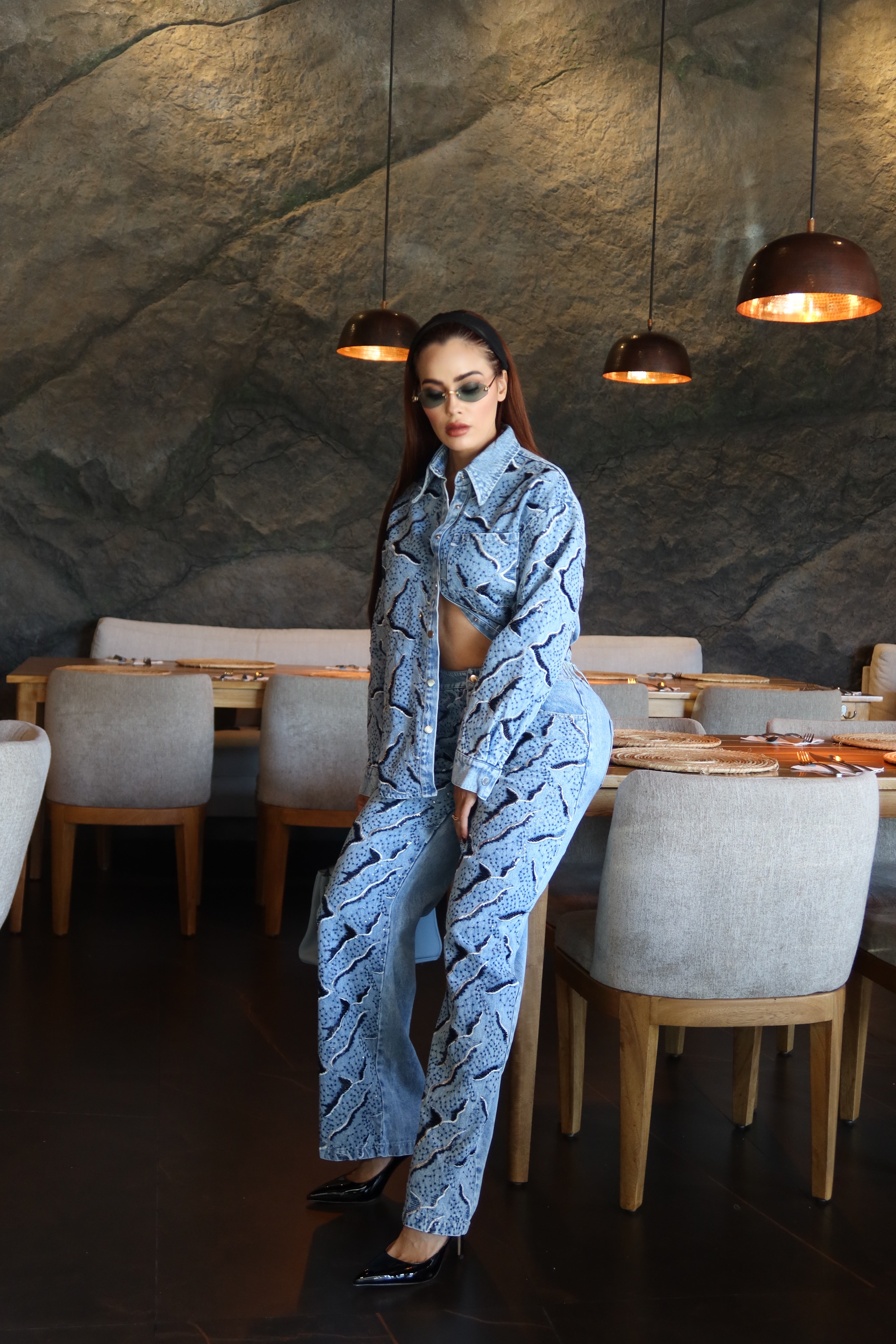 Set mezclilla blue