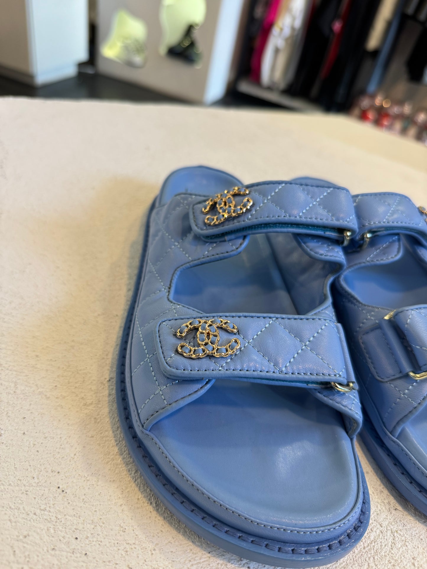 Sandalias azul