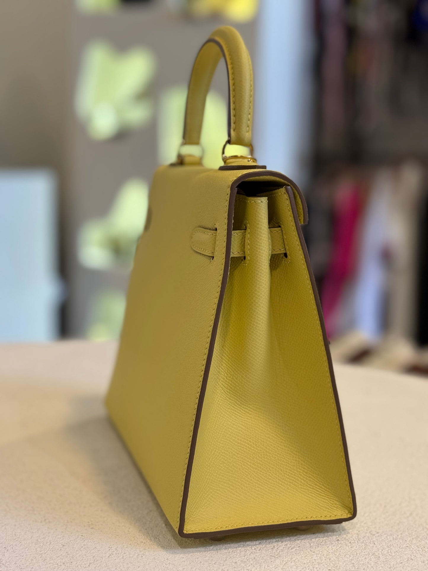 BOLSO KELLY AMARILLO