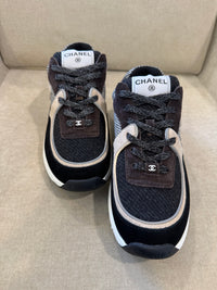 Tenis CHNL negro-café