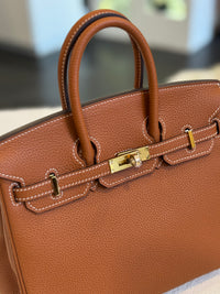 BOLSO HERS CAFÉ TAMAÑO 30