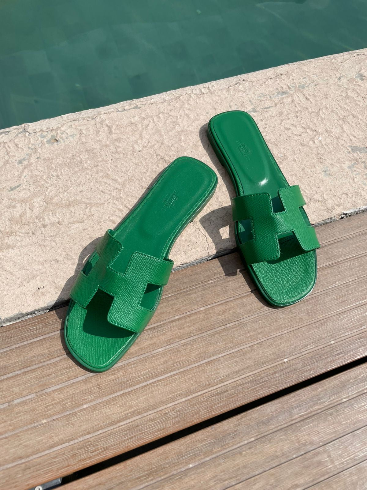 Sandalias verde
