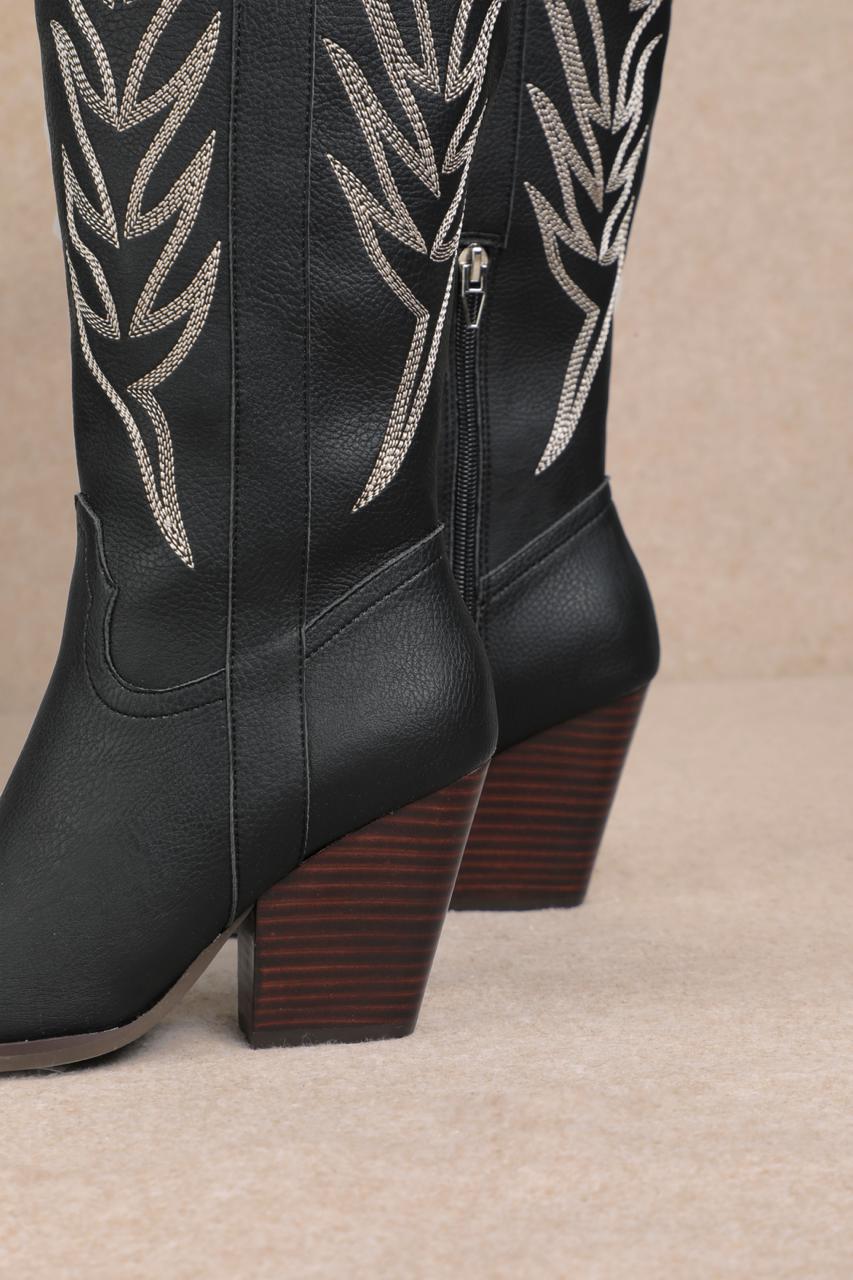 BOTA VAQUERA NEGRA CELINA
