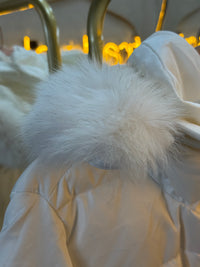 Chamarra blanca gruesa PA