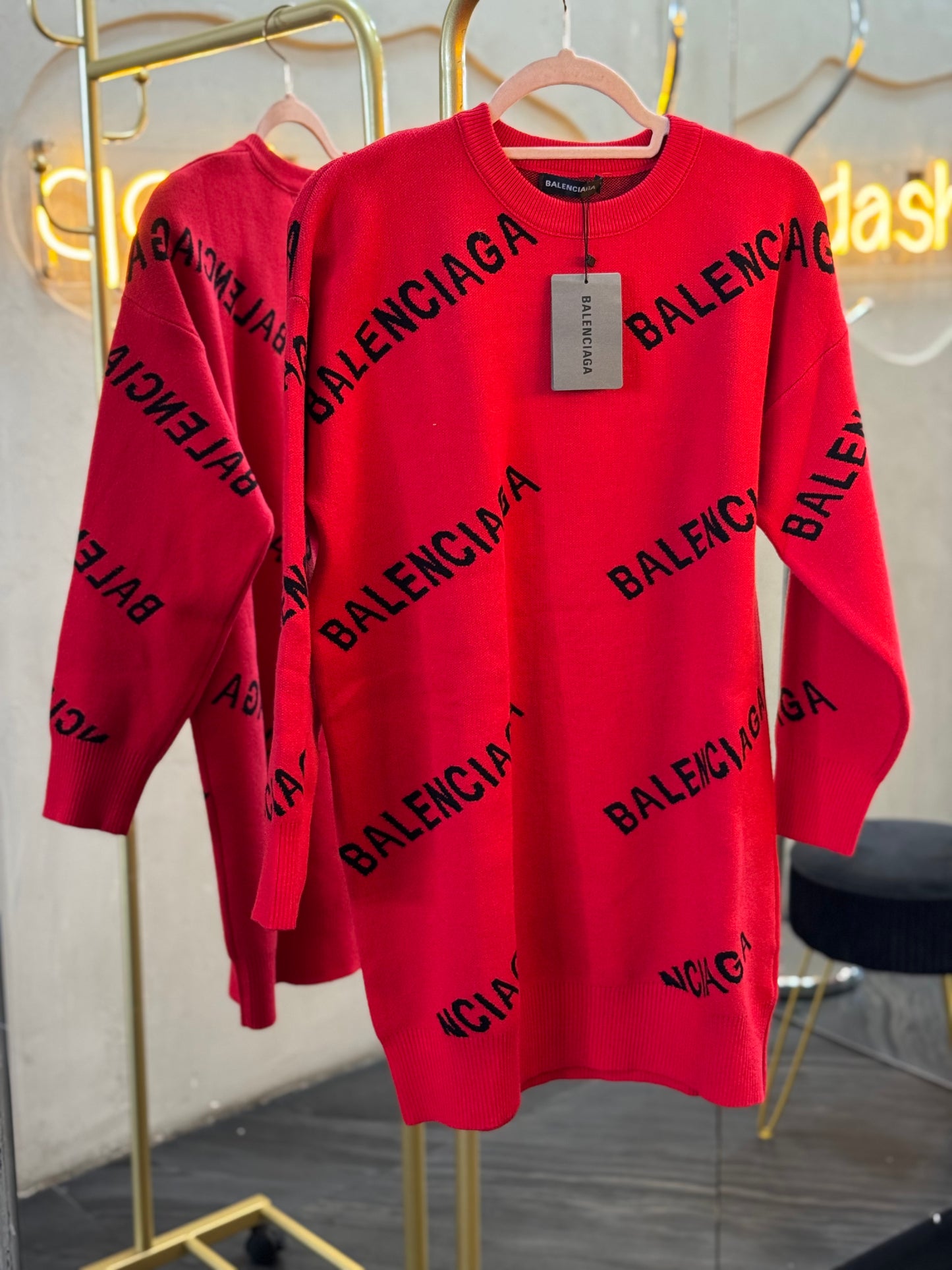 Suéter oversize rojo