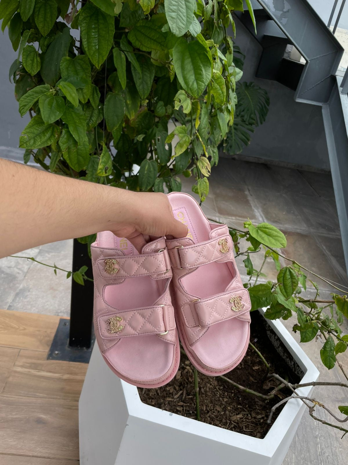 Sandalias rosas
