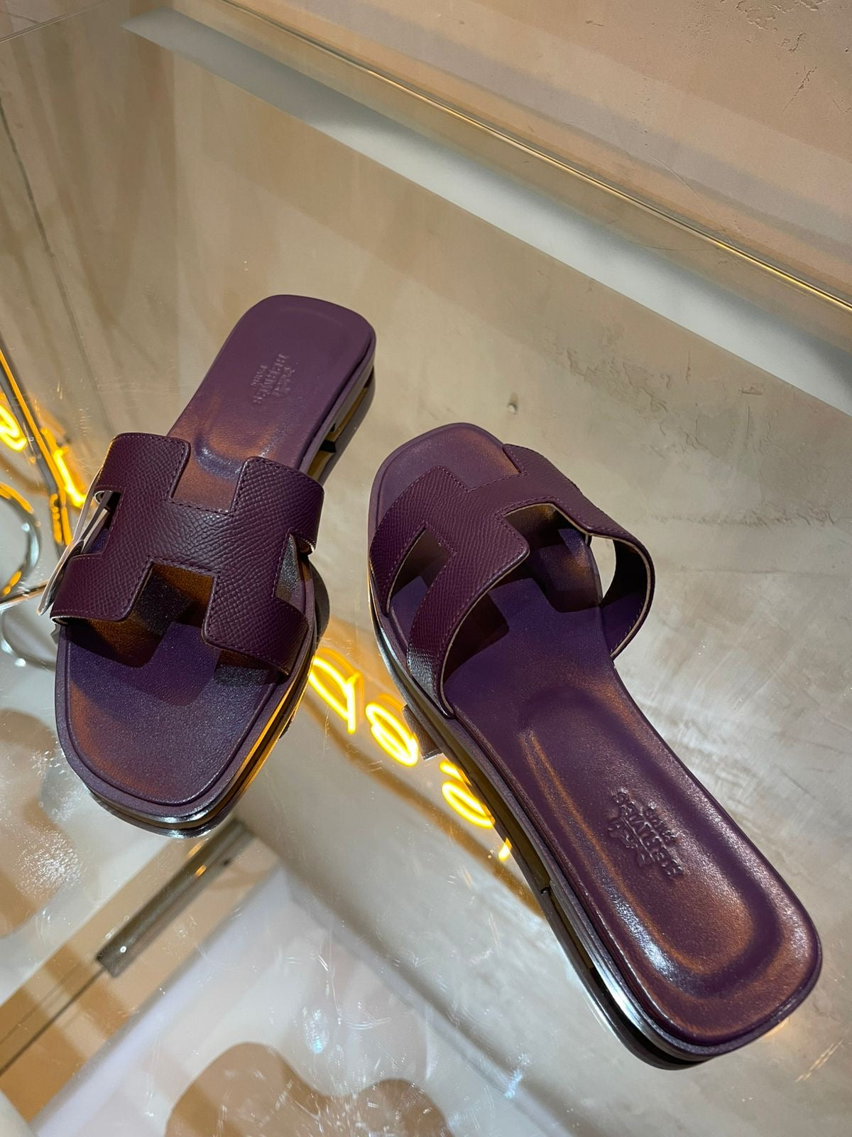 Sandalias morada