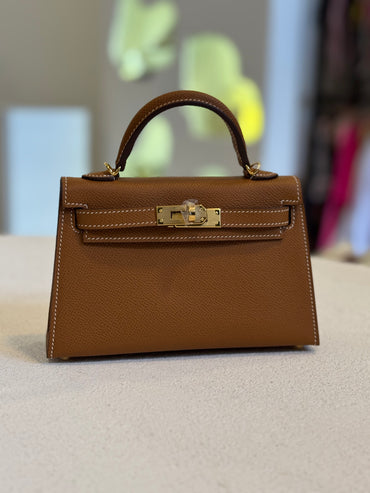 BOLSO CAFÉ KELLY MINI