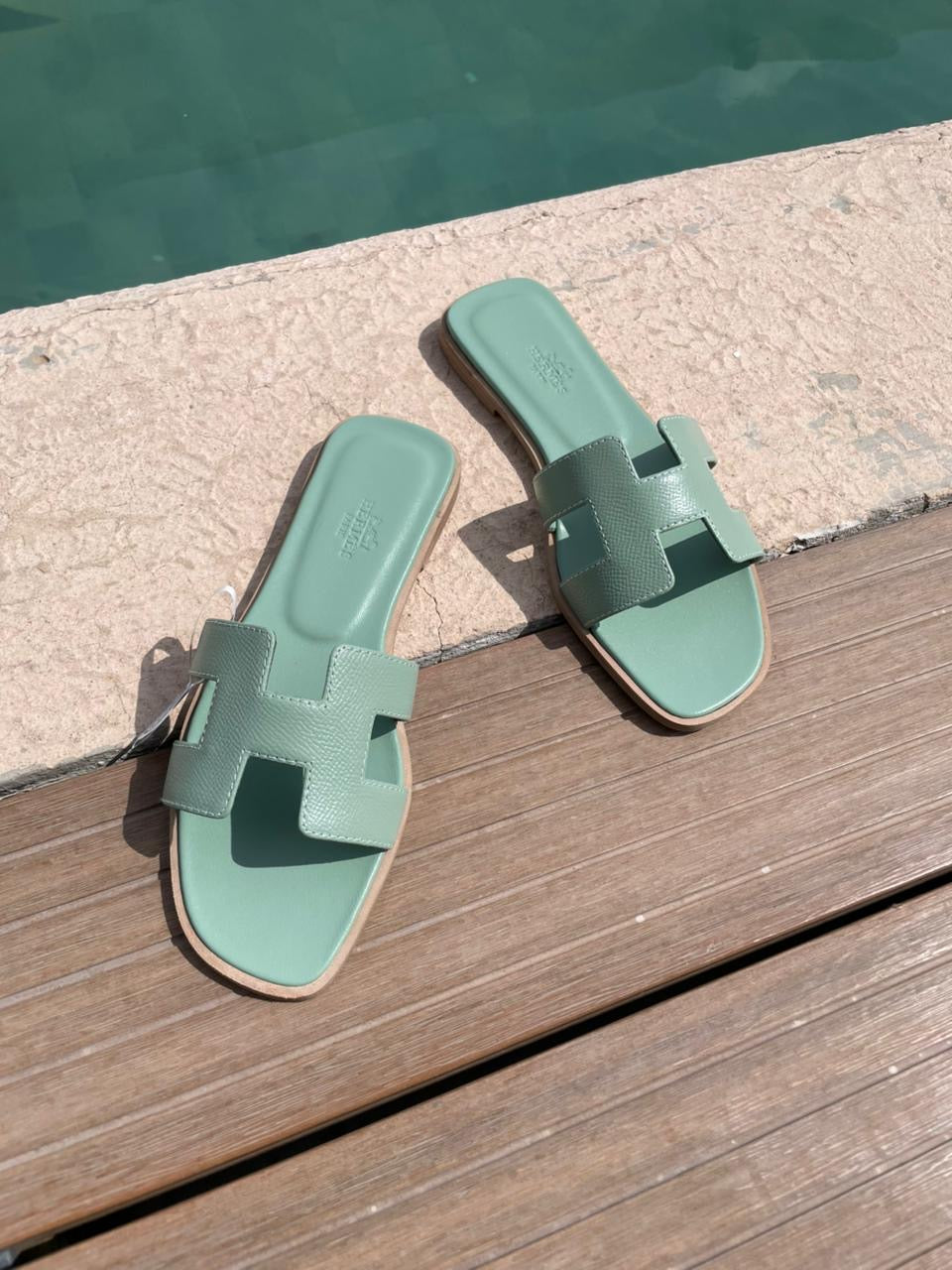 Sandalias verde