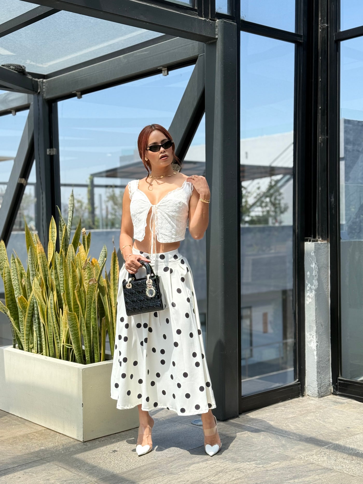 Top encaje