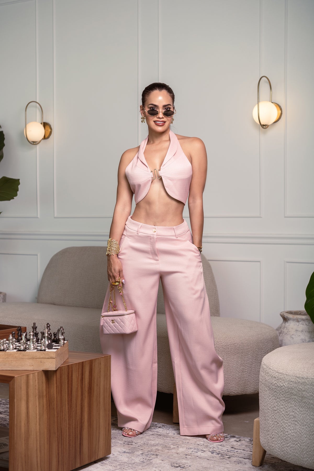 SET ROSE PANT ANDREA