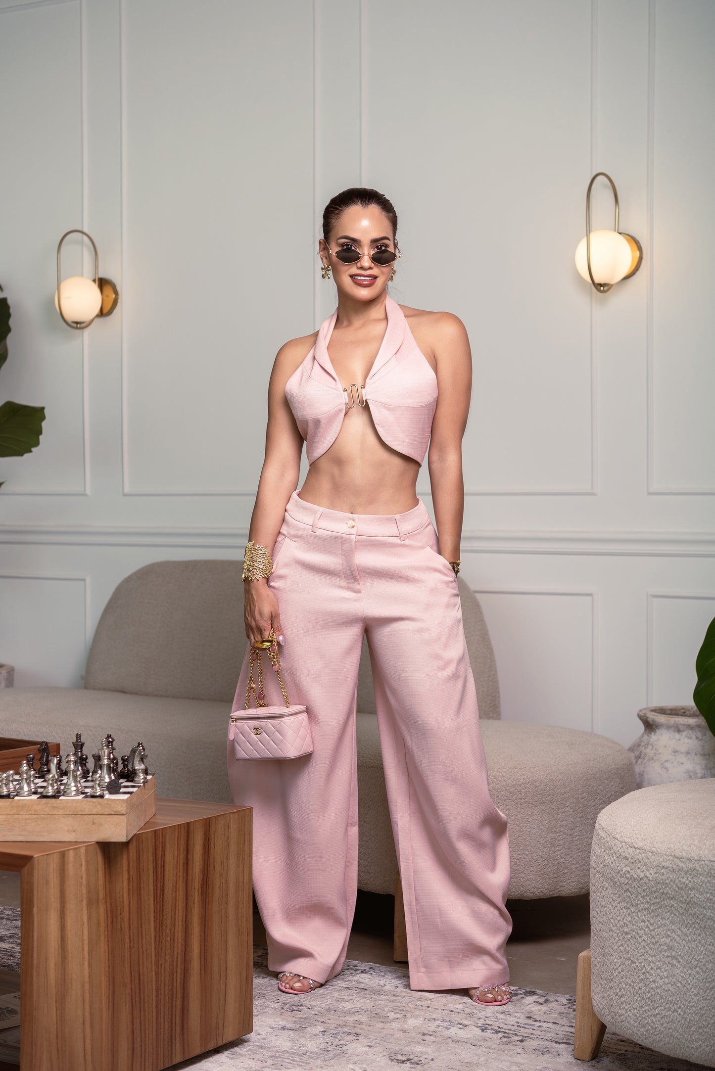 SET ROSE PANT ANDREA