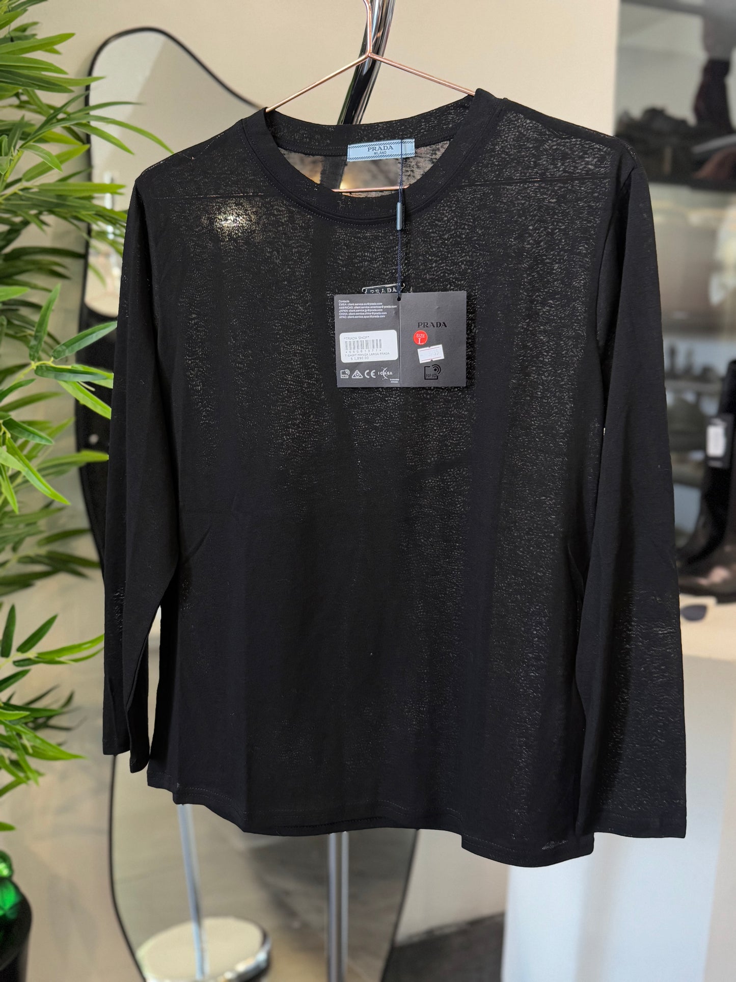 T-SHIRT MANGA LARGA PRA