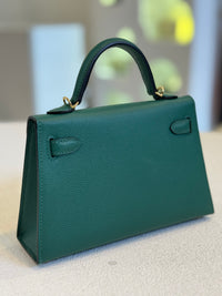 BOLSO VERDE KELLY MINI