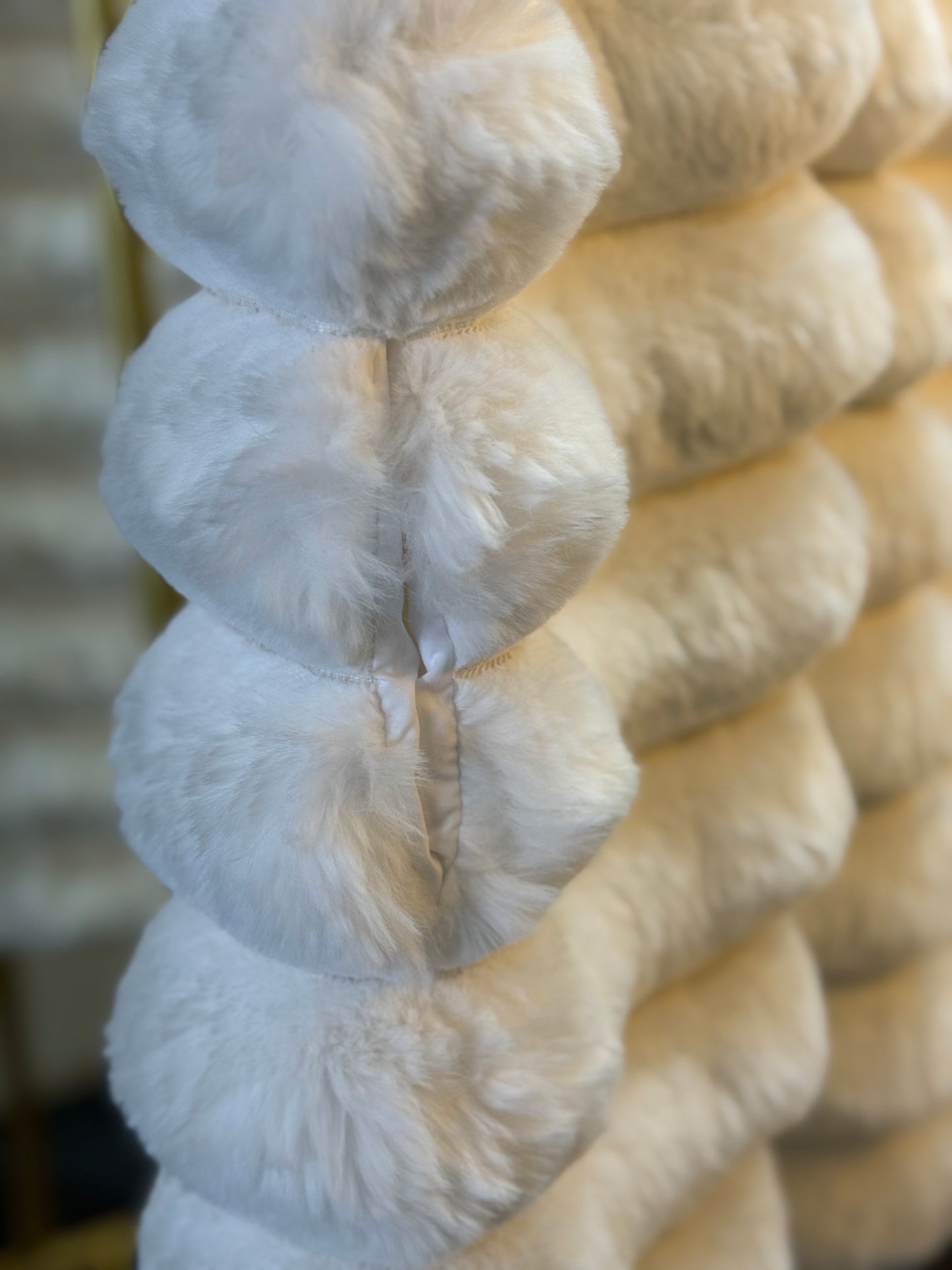 Chaleco peluche blanco