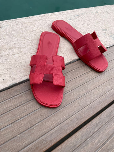 Sandalias rojas