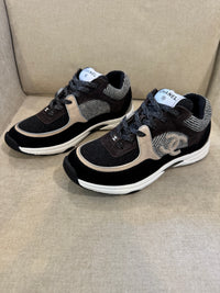 Tenis CHNL negro-café