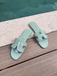 Sandalias verde olivo