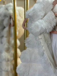 Chaleco peluche blanco