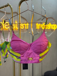 Set verde top y falda VS