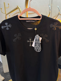 T- Shirt negra cruz