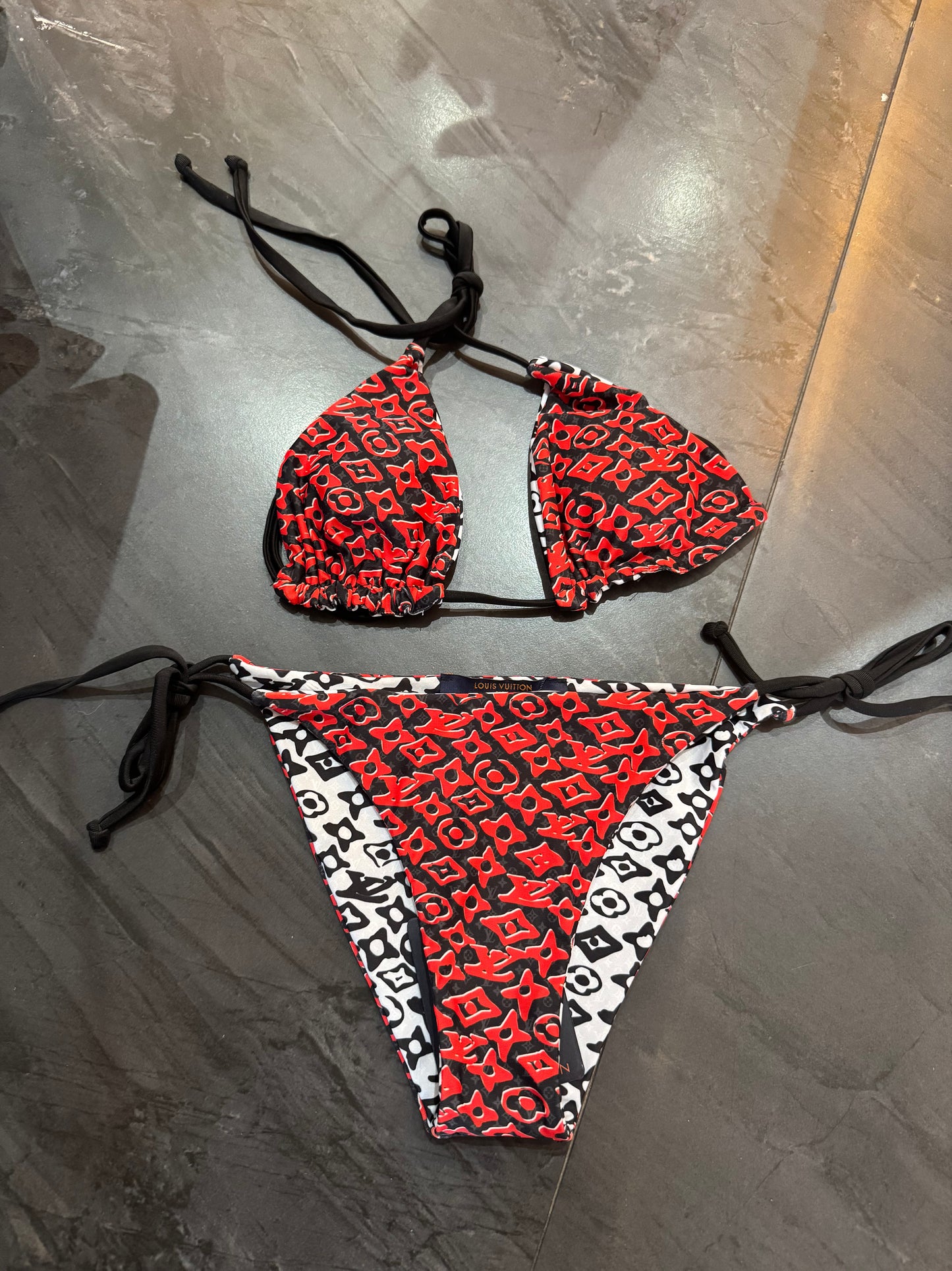 Traje de baño 2 piezas rojo LV