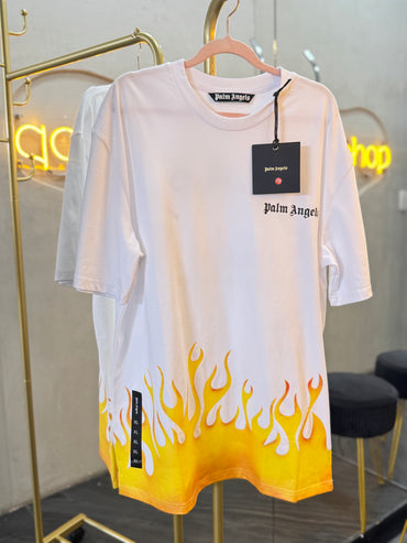T- Shirt blanca llamas